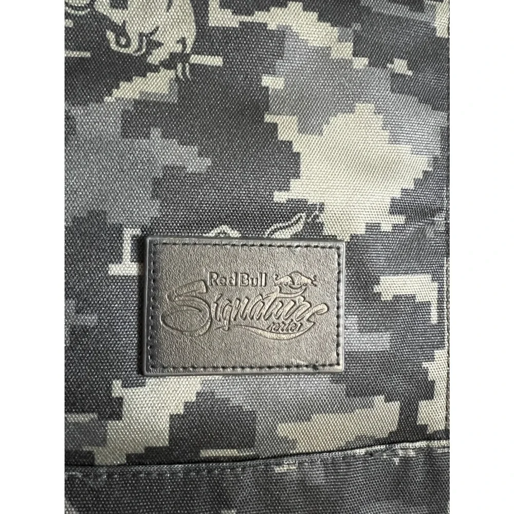 Red Bull Signature Series Digital Camo Backpack Gray Black Tactical Rucksack‎